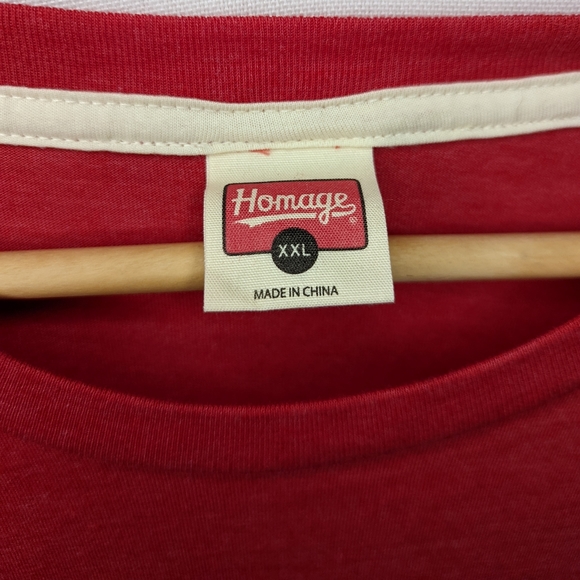 2for$30 Bruce Lee Kicks Ass Red Tee with Yellow Letters Size XXL - Picture 4 of 10